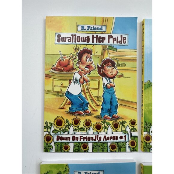 Down On Friendly Acres Books Set 1-6 Paperback Sunflower Seeds R Friend Children - Picture 4 of 16